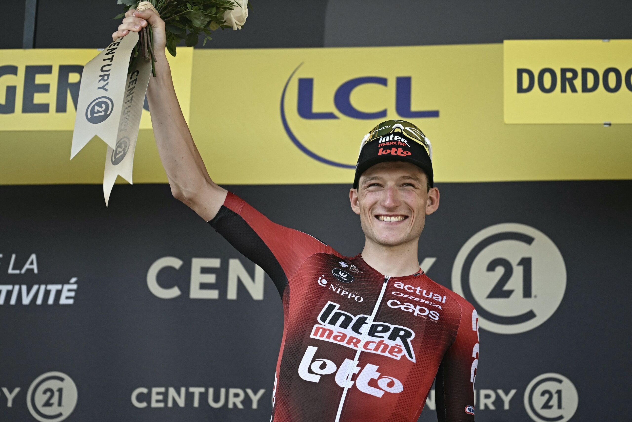 Liam Slock breakaway - Liam Slock on stage eight of the Tour de France