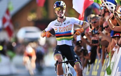 Demi Vollering defends European Championships road race crown in Slovenia